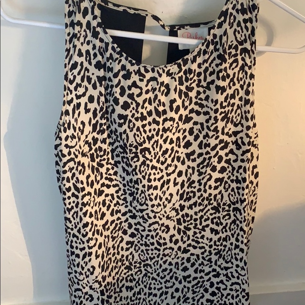 Parker Silk Animal print top